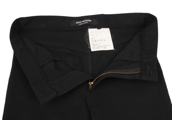 JUNYA WATANABE Cotton Nylon Stretch Pants Black Size XS