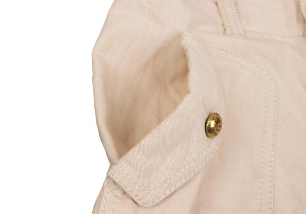 COMME des GARCONS Metal Button Patch Shorts Beige Size XS