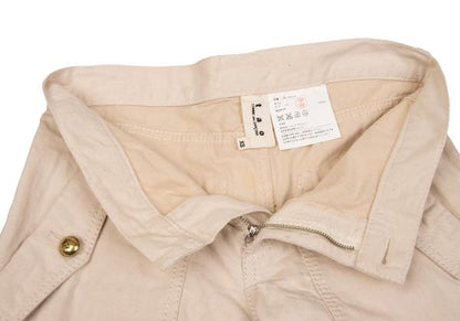 COMME des GARCONS Metal Button Patch Shorts Beige Size XS