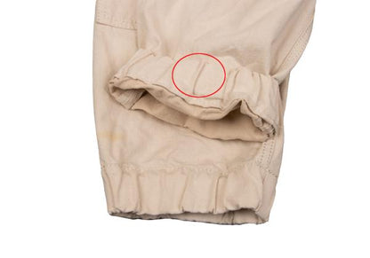 COMME des GARCONS Metal Button Patch Shorts Beige Size XS