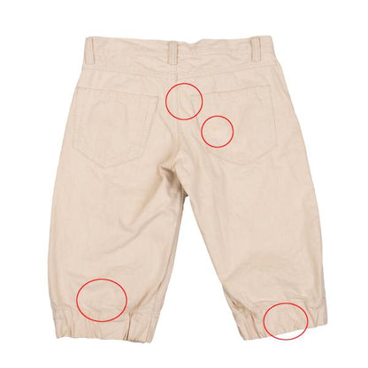 COMME des GARCONS Metal Button Patch Shorts Beige Size XS