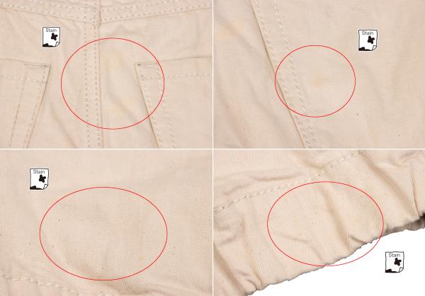 COMME des GARCONS Metal Button Patch Shorts Beige Size XS
