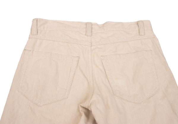 COMME des GARCONS Metal Button Patch Shorts Beige Size XS