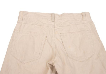 COMME des GARCONS Metal Button Patch Shorts Beige Size XS