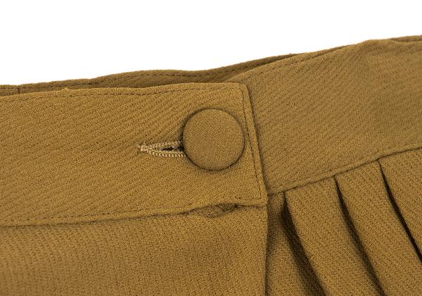 Salvatore Ferragamo Brown Silk Three-Tuck Pants Size 40