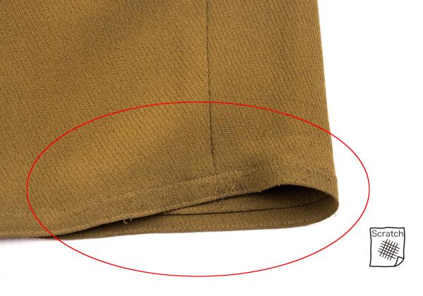Salvatore Ferragamo Brown Silk Three-Tuck Pants Size 40
