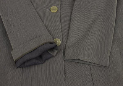 GIORGIO ARMANI Rayon 2-Button Jacket Gray Size 44