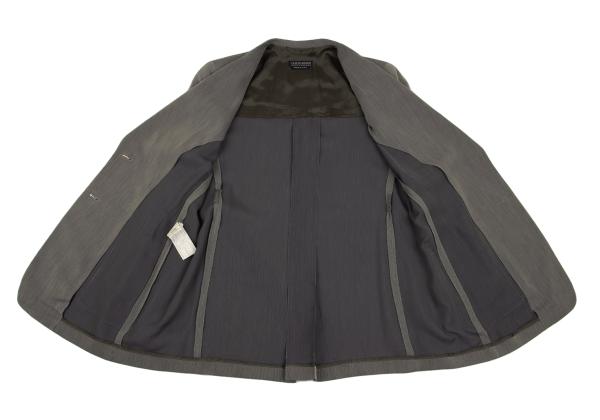GIORGIO ARMANI Rayon 2-Button Jacket Gray Size 44