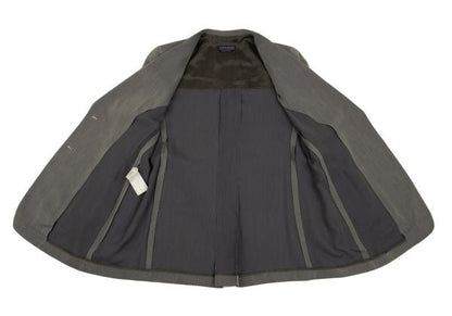 GIORGIO ARMANI Rayon 2-Button Jacket Gray Size 44