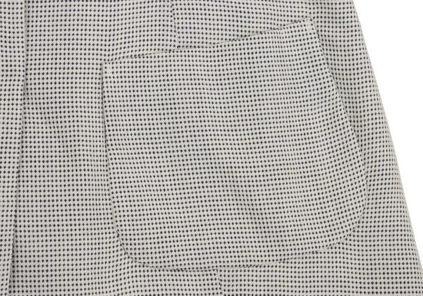 JIL SANDER Rayon Blend Double-Breasted Jacket Gray Size 38