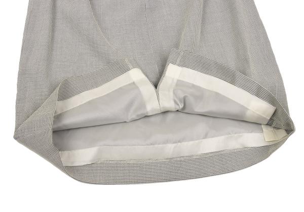 JIL SANDER Rayon Wool Blend A-Line Skirt Light Gray Size 38