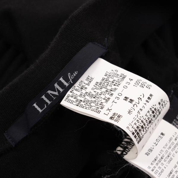 LIMI feu Oversized Clock Print Long Sleeve Tee Black Size 2