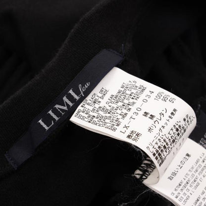 LIMI feu Oversized Clock Print Long Sleeve Tee Black Size 2