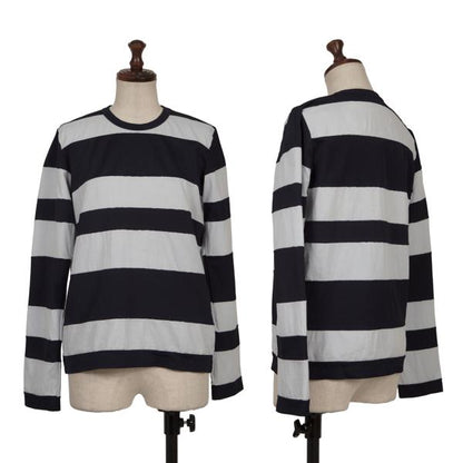 COMME des GARCONS Garment Dyed Pique Panel Blue Navy Size M