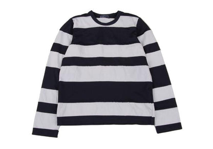 COMME des GARCONS Garment Dyed Pique Panel Blue Navy Size M