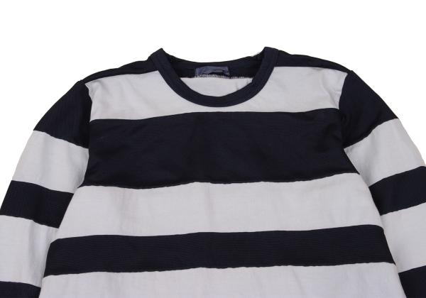 COMME des GARCONS Garment Dyed Pique Panel Blue Navy Size M