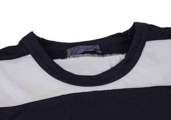 COMME des GARCONS Garment Dyed Pique Panel Blue Navy Size M