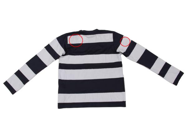 COMME des GARCONS Garment Dyed Pique Panel Blue Navy Size M