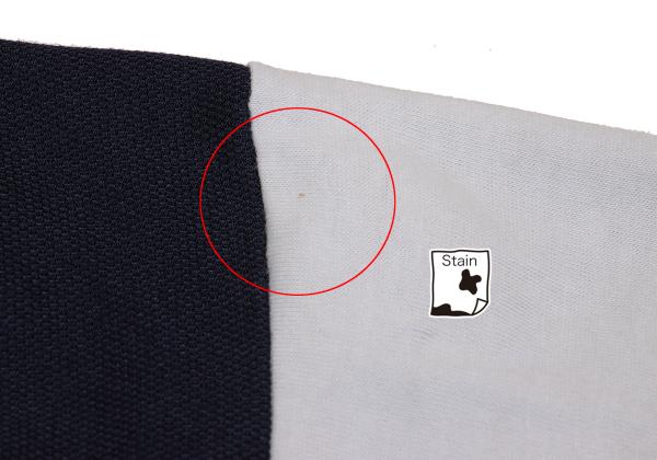 COMME des GARCONS Garment Dyed Pique Panel Blue Navy Size M