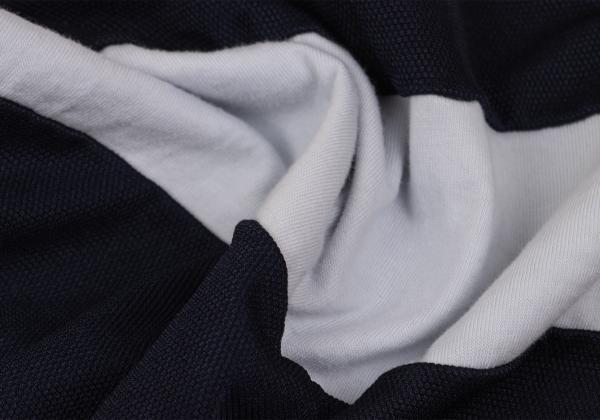 COMME des GARCONS Garment Dyed Pique Panel Blue Navy Size M