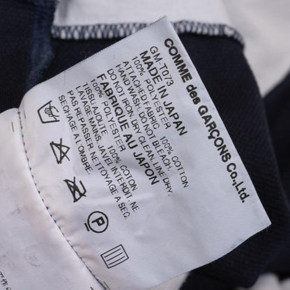COMME des GARCONS Garment Dyed Pique Panel Blue Navy Size M