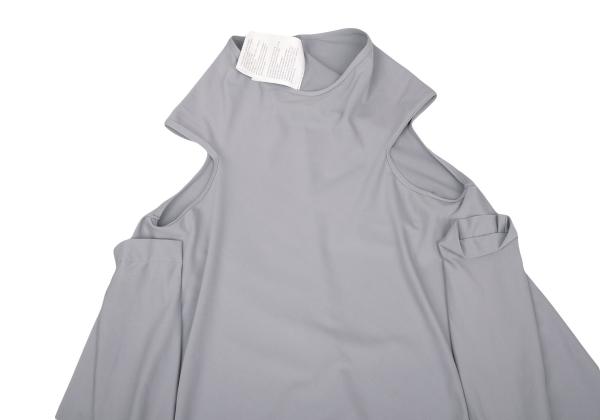 COMME des GARCONS Hand Motif Polyester Dress Gray Size S