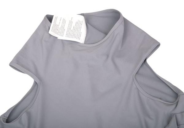 COMME des GARCONS Hand Motif Polyester Dress Gray Size S