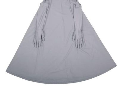 COMME des GARCONS Hand Motif Polyester Dress Gray Size S