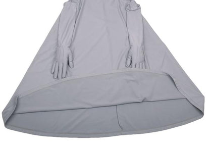 COMME des GARCONS Hand Motif Polyester Dress Gray Size S