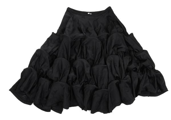 COMME des GARCONS Stretch Lace Wire Skirt Black Size S