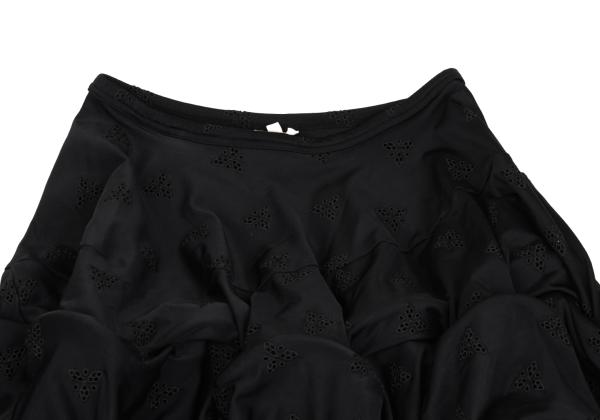 COMME des GARCONS Stretch Lace Wire Skirt Black Size S