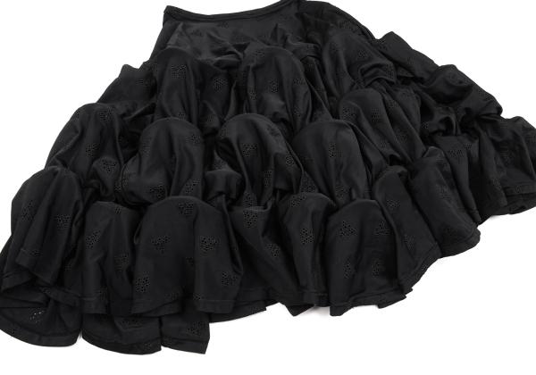 COMME des GARCONS Stretch Lace Wire Skirt Black Size S