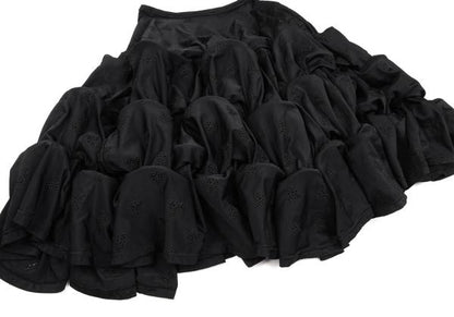 COMME des GARCONS Stretch Lace Wire Skirt Black Size S