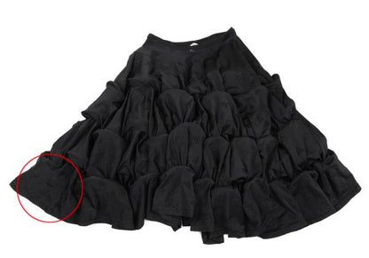 COMME des GARCONS Stretch Lace Wire Skirt Black Size S