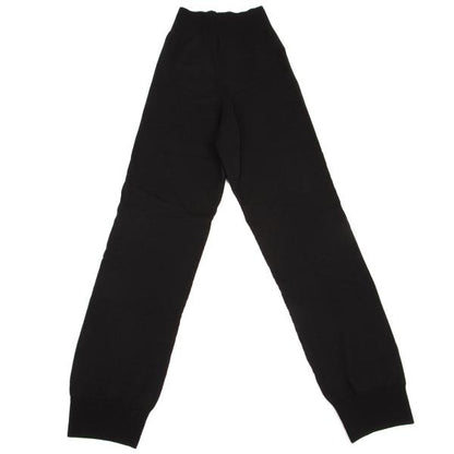 COMME des GARCONS Wool Rib Panel Knit Pants Black Size M