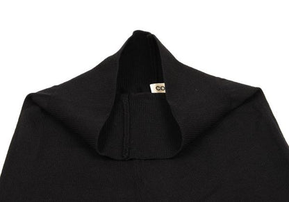 COMME des GARCONS Wool Rib Panel Knit Pants Black Size M
