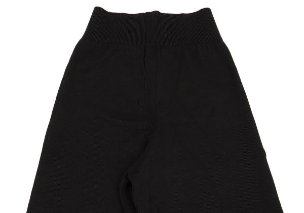 COMME des GARCONS Wool Rib Panel Knit Pants Black Size M