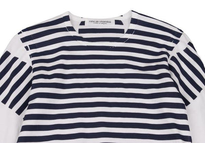 robe de chambre CDG Striped Pigment L/S Tee White Size M