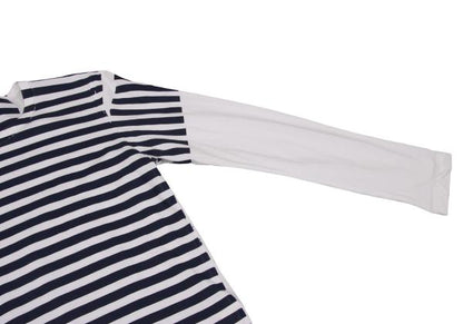 robe de chambre CDG Striped Pigment L/S Tee White Size M