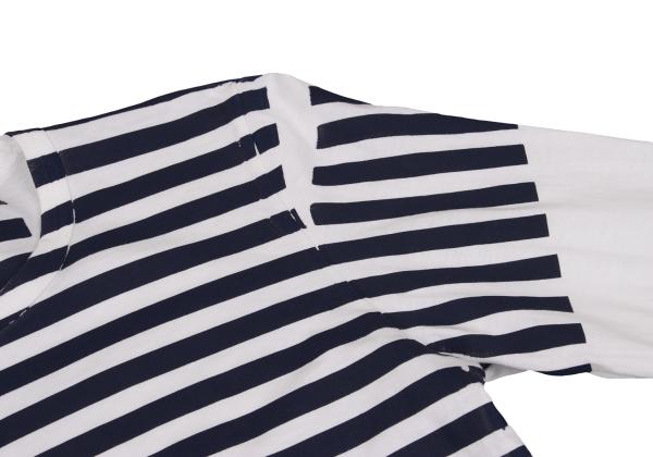 robe de chambre CDG Striped Pigment L/S Tee White Size M