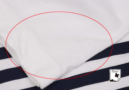 robe de chambre CDG Striped Pigment L/S Tee White Size M