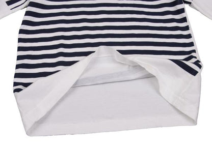robe de chambre CDG Striped Pigment L/S Tee White Size M