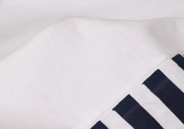 robe de chambre CDG Striped Pigment L/S Tee White Size M