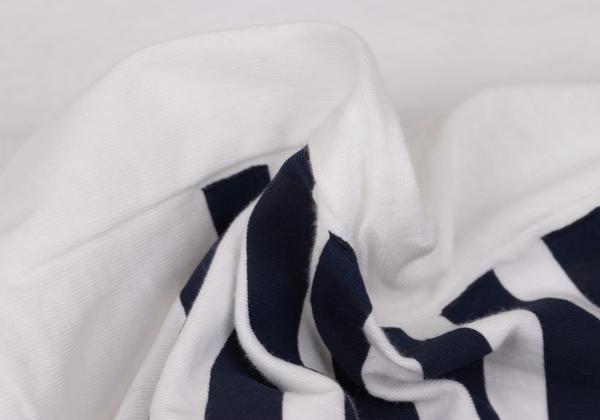 robe de chambre CDG Striped Pigment L/S Tee White Size M