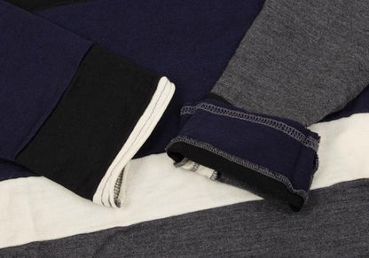 COMME des GARCONS Prod Wash Patchwork Sweater Blue Size M