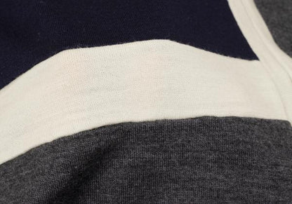 COMME des GARCONS Prod Wash Patchwork Sweater Blue Size M