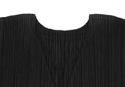 PLEATS PLEASE Pleated Sleeveless Skipper Dress Black Size 3