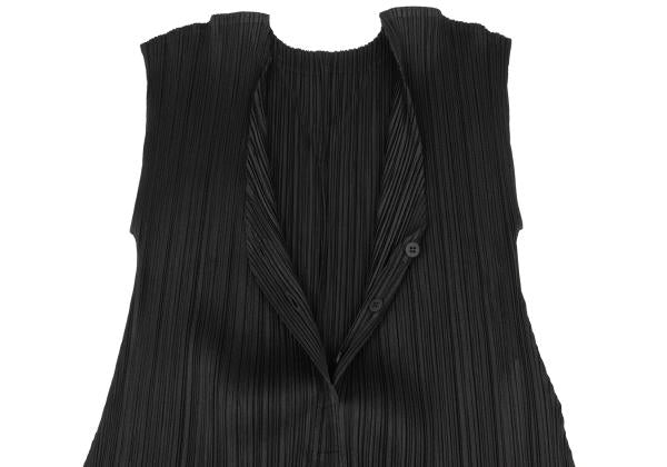 PLEATS PLEASE Pleated Sleeveless Skipper Dress Black Size 3