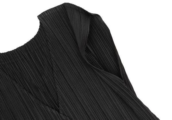 PLEATS PLEASE Pleated Sleeveless Skipper Dress Black Size 3