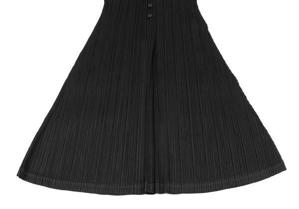 PLEATS PLEASE Pleated Sleeveless Skipper Dress Black Size 3